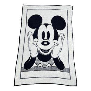 Vintage Mickey Mouse Double Sided Fleece Blanket